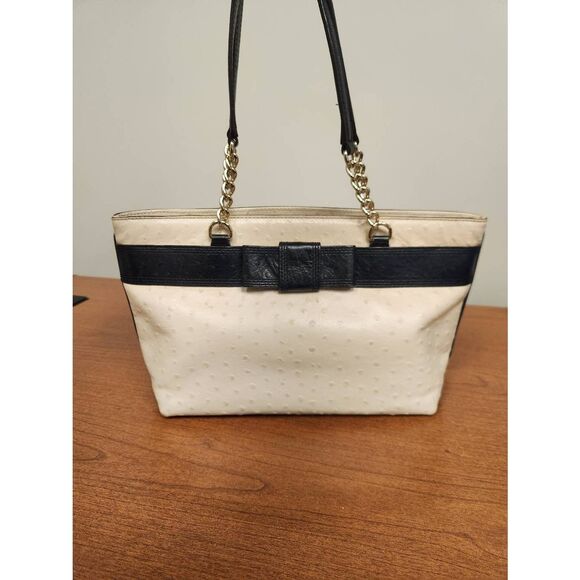 kate spade Handbags - Kate Spade Black and Cream Shoulder Bag